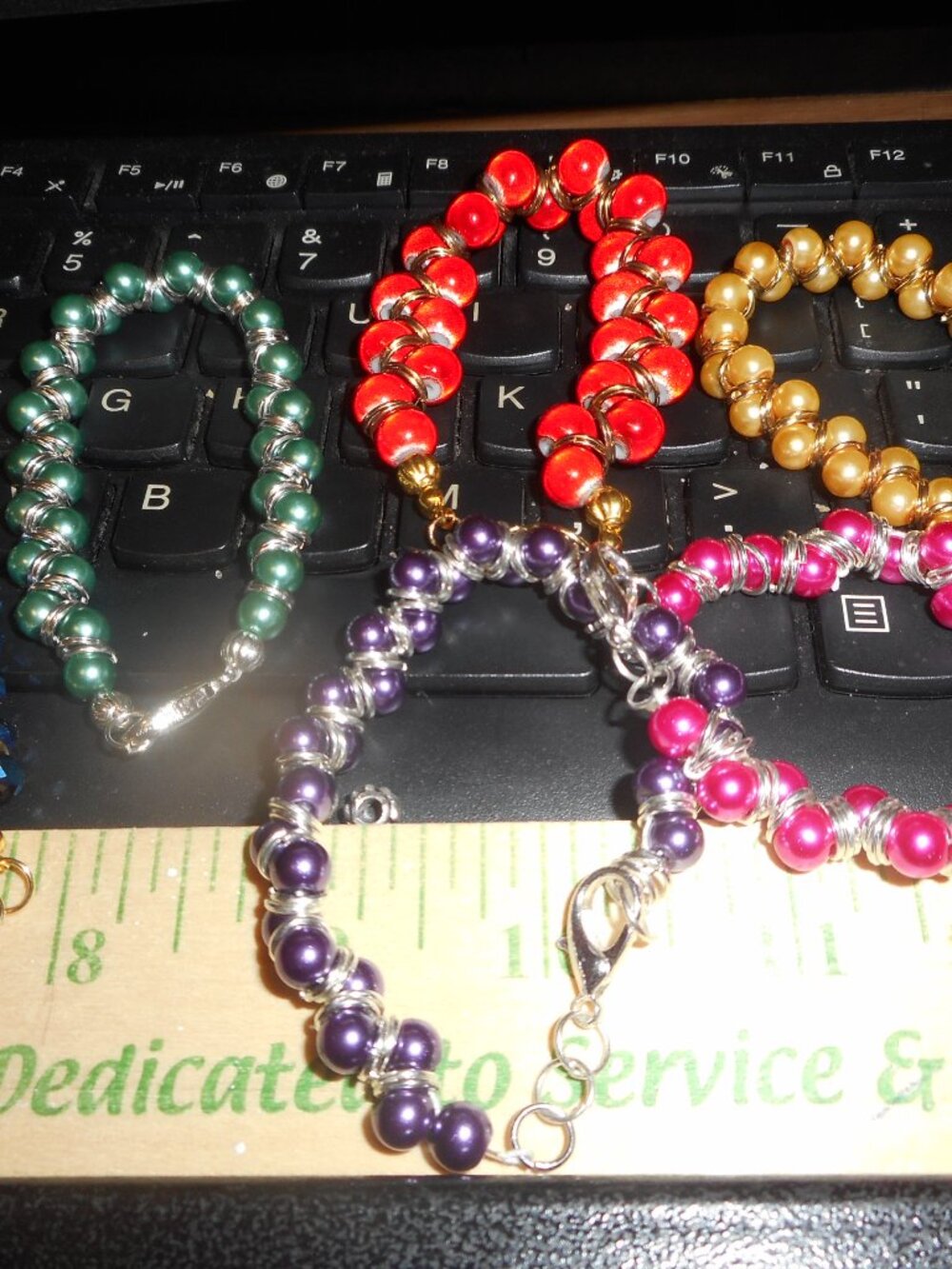 new pattern -"GODDESS" bracelet, homemade